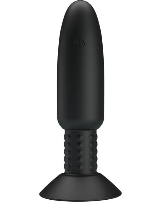 Prettylove Remote-Controlled Anal Plug with Vibration and Rotation - USB