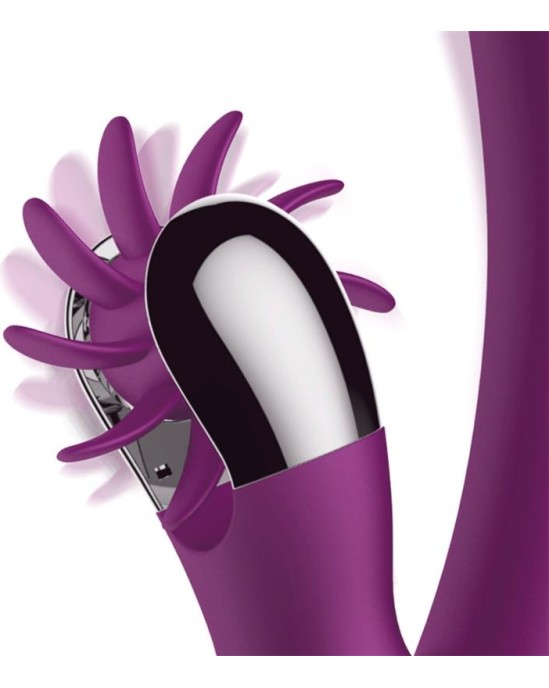 Action Nr. Četri uz augšu un uz leju vibrators ar rotējošu riteni