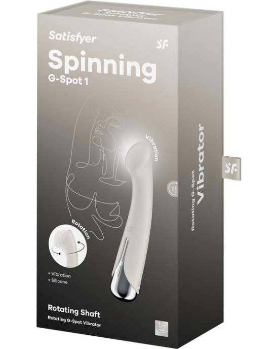 Satisfyer Spinning G-Spot 1 Vibe and Rotator Beige