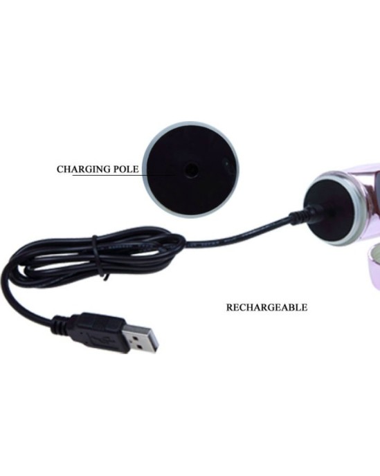 Baile Rotations BAILE - RECHARGEABLE VIBRATOR WITH ROTATION AND THROBBING BUTTERF STIMULATOR