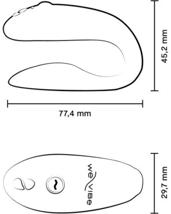 We-Vibe SYNC GO DUAL STIMULATOR VIOLET