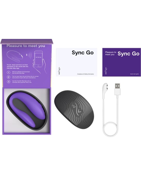 We-Vibe SYNC GO DUAL STIMULATOR VIOLET