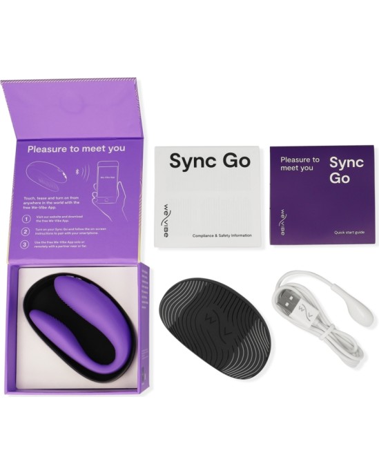 We-Vibe SYNC GO DUAL STIMULATOR VIOLET