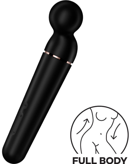 Satisfyer Wand APMIERINĀTĀJS - PLANET WAND-ER VIBRATORS MASAGER BLACK