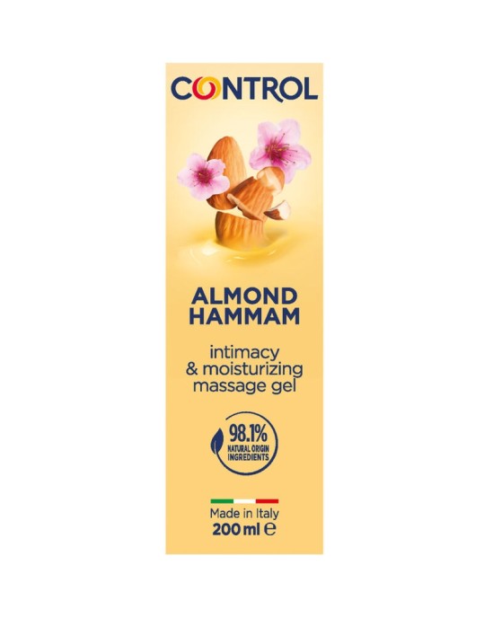 Control Lubes CONTROL ALMOND HAMMAM MASSAGE GEL 3 IN 1 200 ML