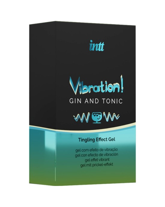 Intt Unisex Arousal Gel INTT - POWERFUL INTIMATE STIMULANT LIQUID VIBRATOR GEL GIN & TONIC 15ML