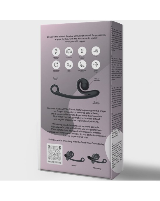 Snail Vibe CURVE VIBRATOR BLACK