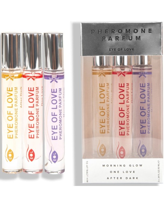 Eye Of Love EOL PHR PARFUM 10 ML SET/3 - MORNING GLOW, ONE LOVE, AFTER DARK