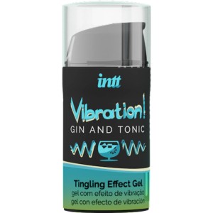 Intt Unisex Arousal Gel INTT — SPĒCĪGS INTĪMS STIMULĀCIJAS ŠĶIDRAS VIBRATORA GELS GIN & TONIC 15 ml