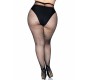 Leg Avenue Hosiery LEG AVENUE FISHNET PANTYHOSE PLUS SIZE