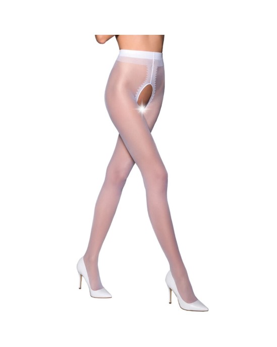 Passion Woman Garter & Stock PASSION - TIOPEN 007 STOCKING WHITE 1/2 (20 DEN)