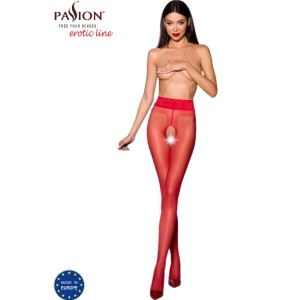 Passion Woman Garter & Stock PASSION — TIOPEN 001 STOCKING RED 3/4 (20 DEN)