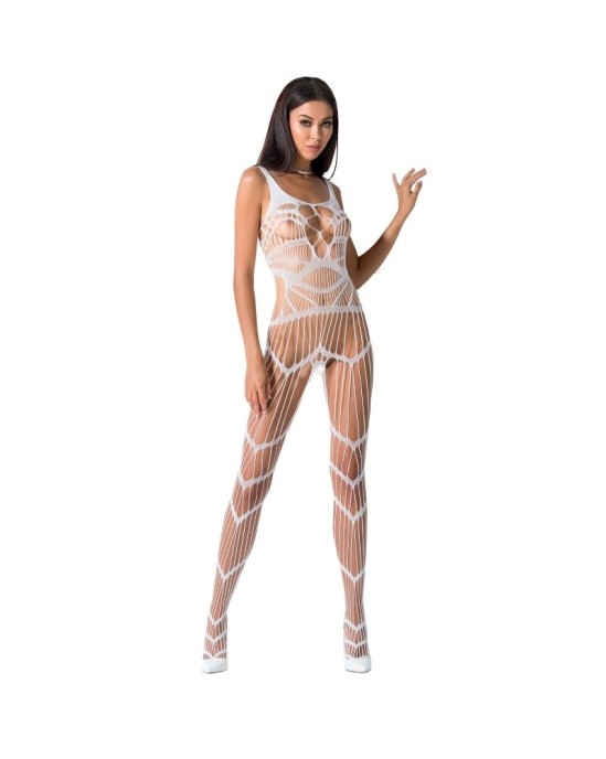 Passion Woman Bodystockings PASSION WOMAN BS058 БЕЛЫЙ БОДИЧУЛКИ ОДИН РАЗМЕР