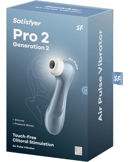 Satisfyer Air Pulse SATISFYER PRO 2 GAISA PULSE STIMULATORS - ZILS