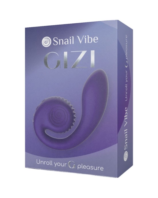 Snail Vibe GIZI ДВОЙНОЙ СТИМУЛЯТОР ФИОЛЕТОВЫЙ