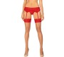 Obsessive Garter & Stockings OBSESSIVE - ЧУЛКИ INGRIDIA RED M/L