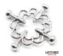 Latetobed Bdsm Line Metal Nipple Clamps Adjustable