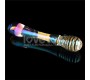 Lovetoy Glow in Dark Glass Dildo Twilight Gleam Twin Pleasures