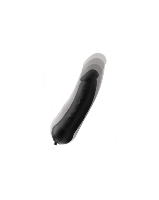 Tom Of Finland Piepūšams XL Dildo Black