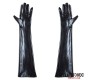 Latetobed Bdsm Line Wet Look Gloves One Size