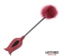 Latetobed Bdsm Line Feather Tickler and Rose Shape Paddle