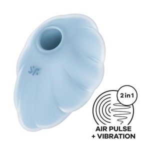 Satisfyer Cloud Dancer Clit Sucker un Vibe Blue