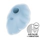 Satisfyer Cloud Dancer Clit Sucker un Vibe Blue