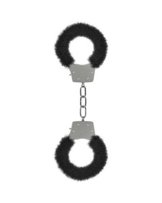 Ouch! PLEASURE FURRY HANDCUFFS BLACK