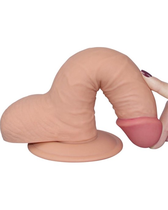 Lovetoy Dildo The Ultra Soft Dude 7.5 Flesh