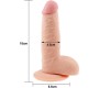 Lovetoy Dildo The Ultra Soft Dude 7.5 Flesh