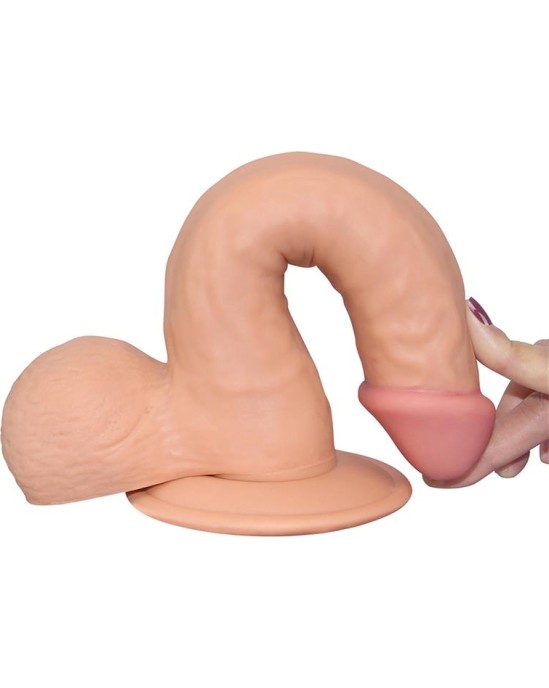 Lovetoy Dildo The Ultra Soft Dude 8.8 Flesh