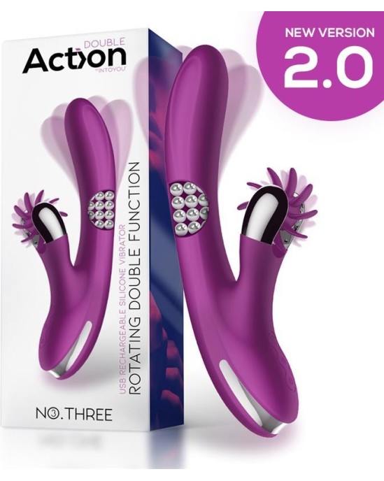 Action No. Three Rotator with Rotating Balls 360? and Stimulating Wheel