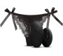 Sway Vibes Thong with Stimulator and Remote Control No. 3 Black