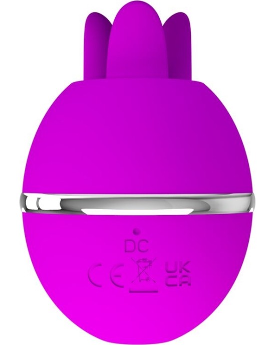 Pretty Love Flirtation PRETTY LOVE - GEMINI BALL PURPURA APAĻA SILIKONA VIBRATORS