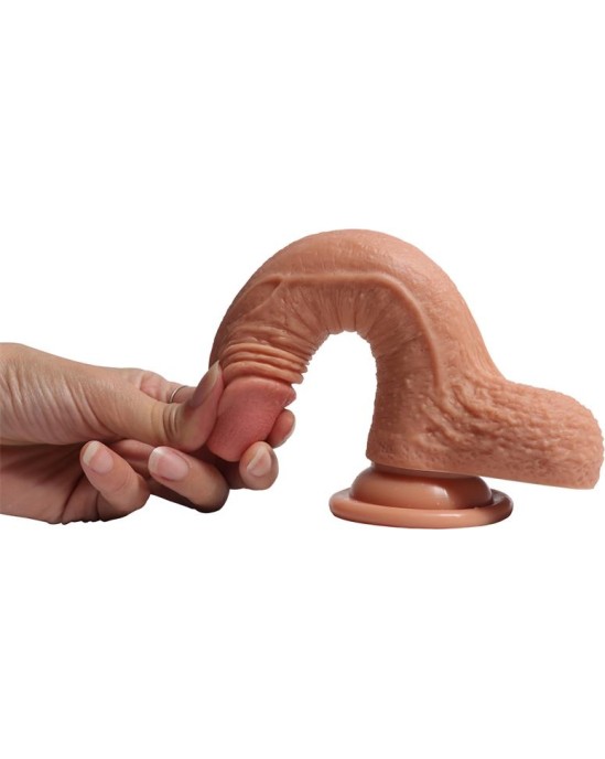 Shequ Divslāņu silikona dildo Crowley 18 cm