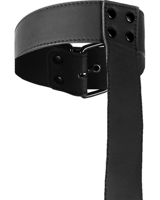 Fetish Submissive Bondage COLLAR & WRIST CUFFS BODY RESTRAINT SET