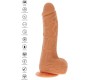 Get Real UP&DOWN ROTATING VIBR DILDO SKIN