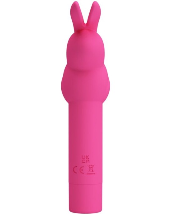 Pretty Love GERARDO FUSCHIA RABBIT SILICONE VIBRATOR