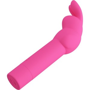 Pretty Love GERARDO FUSCHIA RABBIT SILICONE VIBRATOR