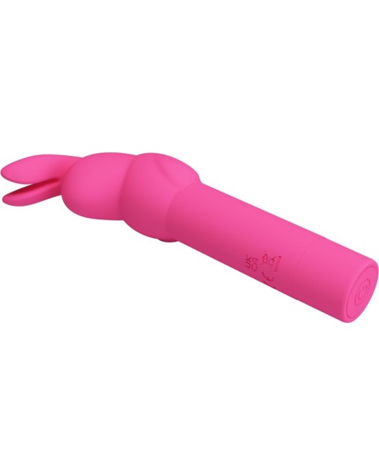 Pretty Love GERARDO FUSCHIA RABBIT SILICONE VIBRATOR