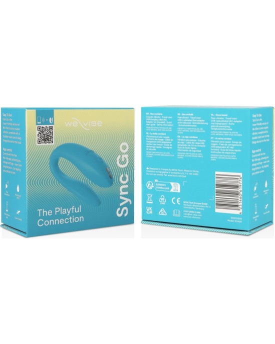 We-Vibe SYNC GO DUAL STIMULATOR TURQUOISE