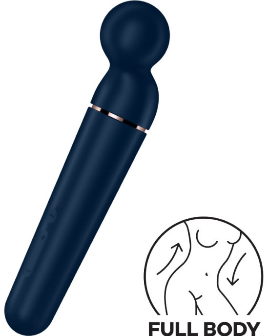 Satisfyer Wand APMIERINĀTĀJS - PLANET WAND-ER VIBRATORS MASAGER BLUE