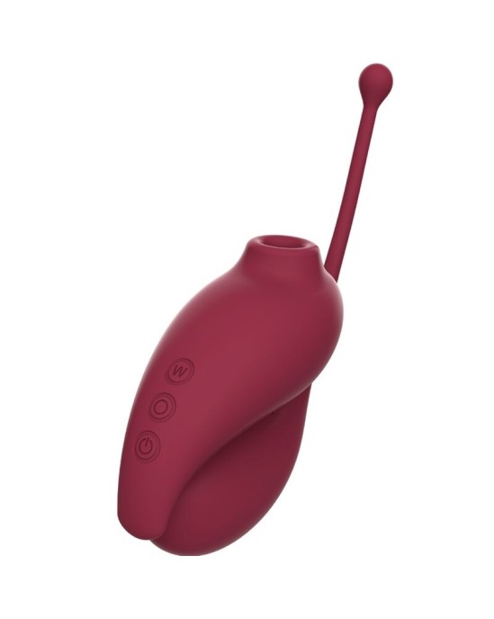 Adrien Lastic INSPIRATION CLITORIS SUCKER + VIBRATING EGG RED - FREE APP