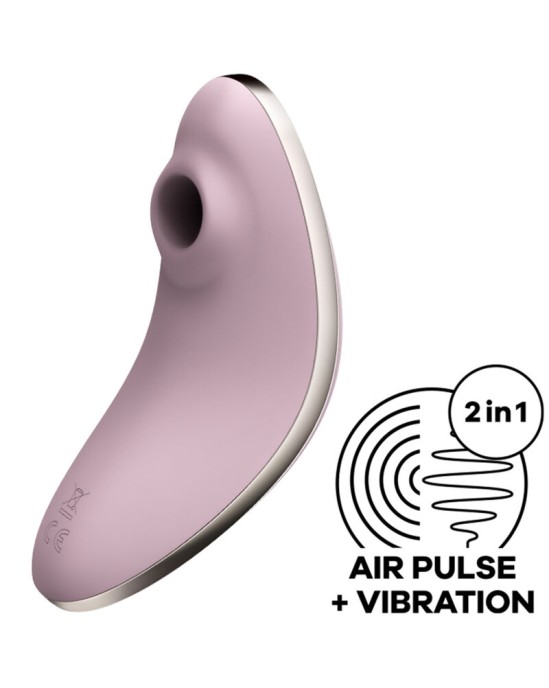 Satisfyer Air Pulse SATISFYER VULVA LOVER 1 GAISA PULSU STIMULĀTORS UN VIBRATORS — VIOLETS