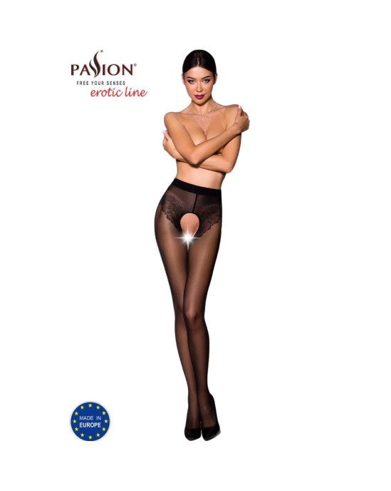 Passion Woman Garter & Stock PASSION — TIOPEN 006 STOCKING BLACK 3/4 (30 DEN)