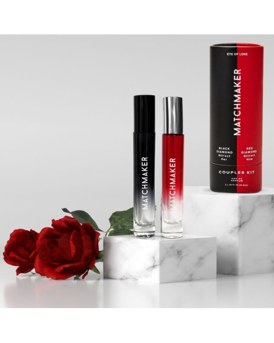 Eye Of Love VEIDOTĀJA PHEROMONE 2 PC KOMPLEKTS PĀRU KOMPLEKTS VIŅU UN VIŅU PIESAISTĪS 20 ml