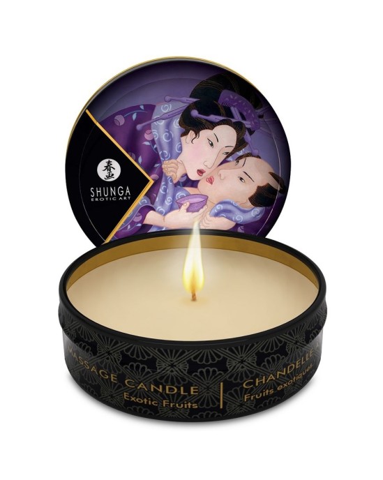 Shunga Candles MINI GŪSTĪŠANĀS SVEČU GAISMĀ MASĀŽĀS SVECES EXOTICS AUGĻI