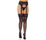 Leg Avenue Hosiery LEG AVENUE OPAQUE GARTERBELT STOCKING ONE SIZE