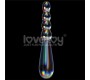 Lovetoy Mirdz tumšā stiklā Dildo Twilight Gleam Ripples