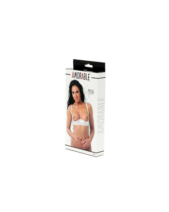 Amorable Rimba 1/4 Cup Bra White